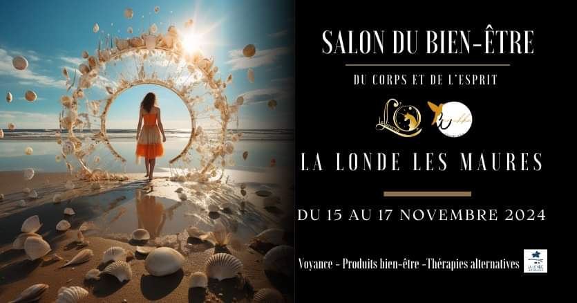 salon du bien-être et de l'esprit la londe les maures 15, 16 et 17 novembre 2024 Hervé Vidal et U MAN TRAINING formation aux métiers du bien-être